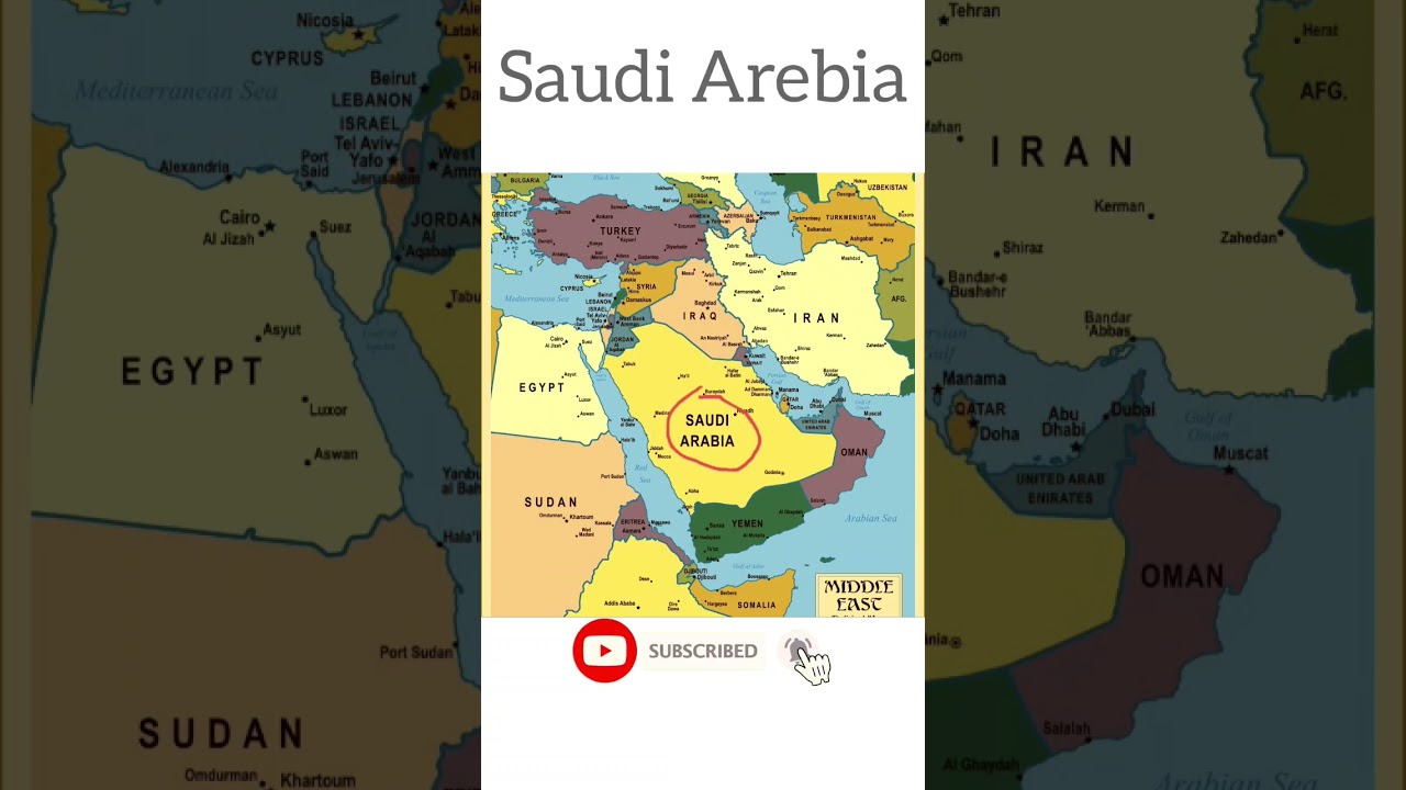 Map In Saudi Arebia || #factmystery #shorts