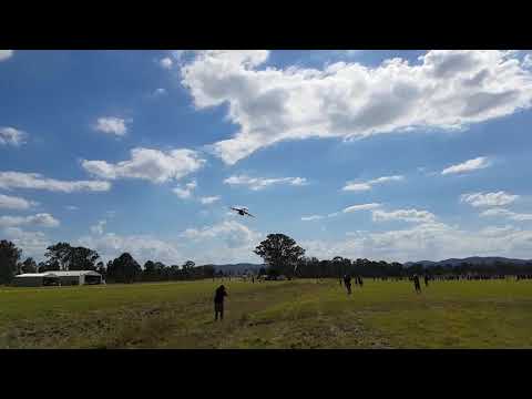 C17 low pass at Ramblers Skydiving as part of legacy fundraiser