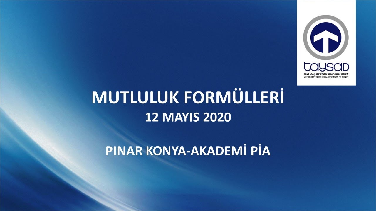 MUTLULUK FORMÜLLERİ