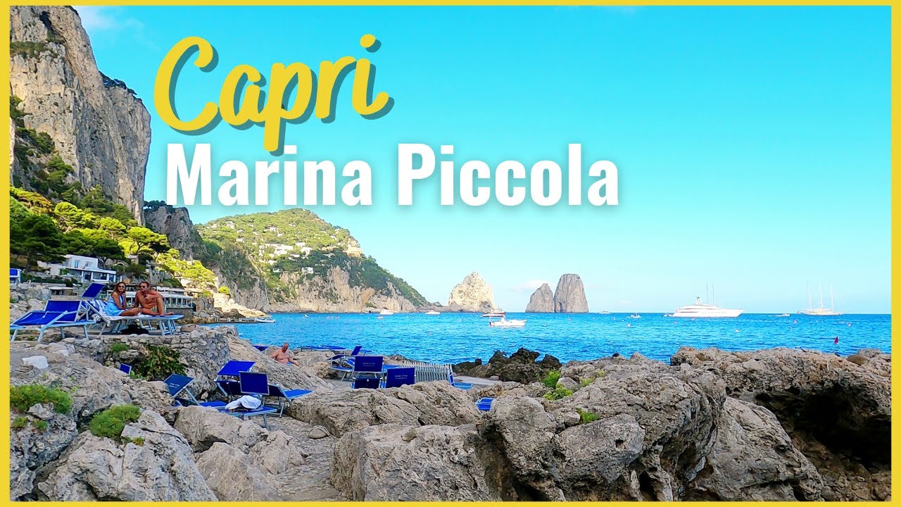 Embark on an engaging walking tour and discover the charm of Marina Piccola.