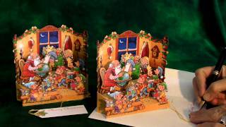 Santa&#39;s Workshop Pop-Up Christmas Cards!