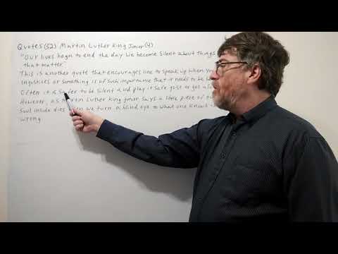 English Tutor Nick P Quotes 52 Martin Luther King Junior - Our Lives Begin ...