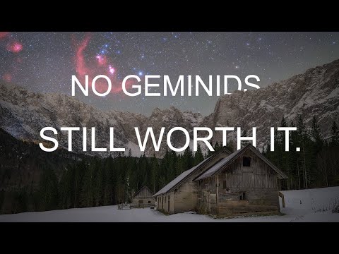 A Winter Astrophotography Night During the Geminids.