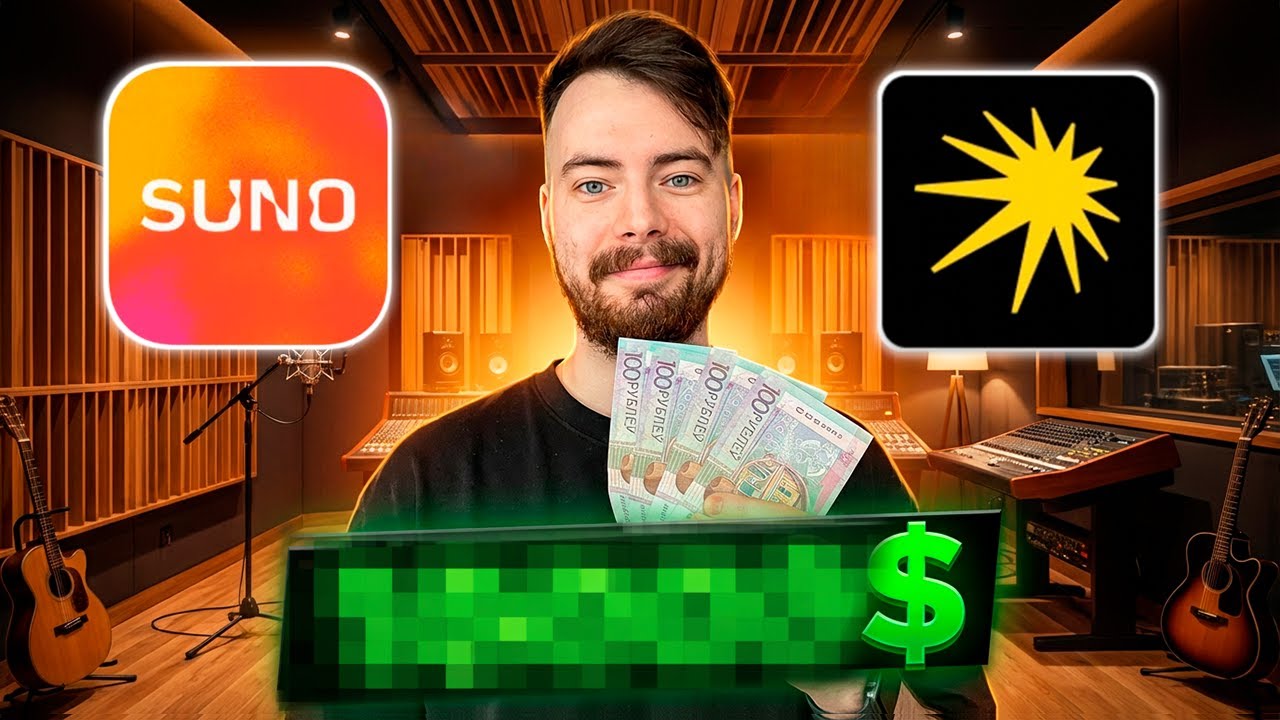 YouTube: Easy Money with AI Music - SUNO