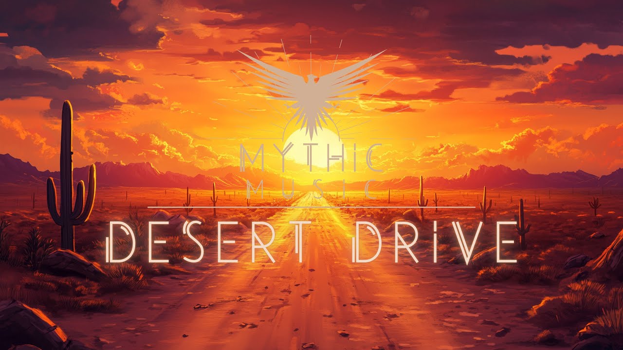 Desert Drive | Relaxing Desert Blues Mix: Ambient Electric Guitar Country Rock Music Relax/Study