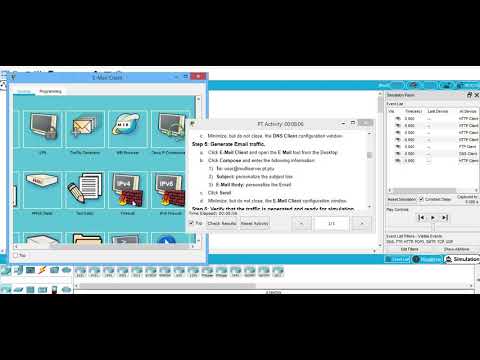 14.8.1 Packet Tracer - TCP and UDP Communications