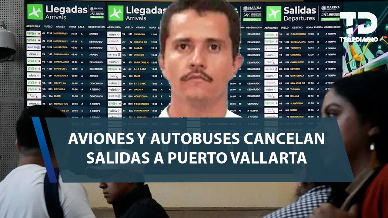 Cancelan vuelos desde el AIFA hacia Guadalajara; autobuses también estarían cancelando salidas