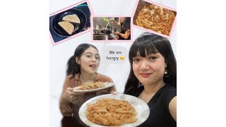 Homemade veg pasta and potato tacos vlog (feat. NIMPOOH )