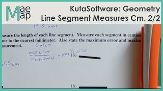 KutaSoftware: Geometry- Line Segment and Measure Cm Part 2