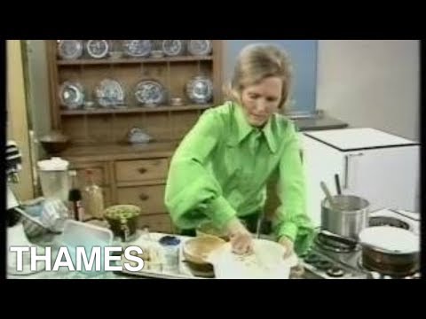 Mary Berry makes home made ice cream | How to make Ice Cream | Good Afternoon |  1973