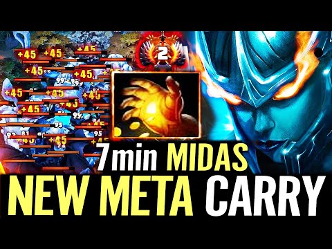 🔥 PA 7min MIDAS NEW CARRY META — 2.1x EXP +160 Gold BEST Item Early Build Dota 2 Pro