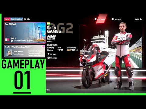 MotoGp22 | Gameplay Career Season | Part 1