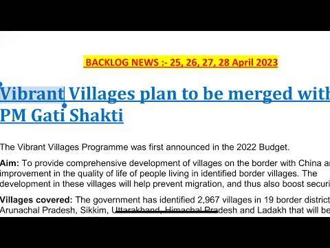 25,26,27,28 April 2023 Revision Of Current Affairs