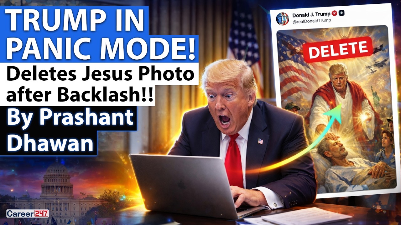 TRUMP IN PANIC MODE | Deletes Jesus Photo after Backlash | By Prashant Dhawan