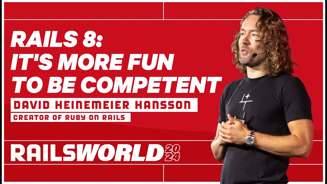 Rails World 2024 Opening Keynote - David Heinemeier Hansson