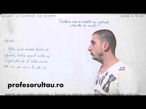probleme care se rezolva cu ajutorul sistemelor de ecuatii - profesorultau.ro