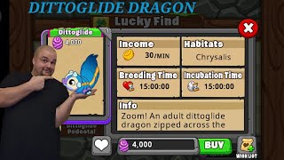 How to get the DITTOGLIDE DRAGON #dragonvale #zdog0424 #deca #dittoglidedragon