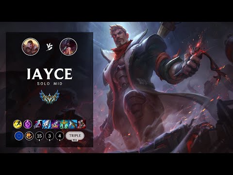 Jayce Mid vs Akali - EUW Challenger Patch 12.18