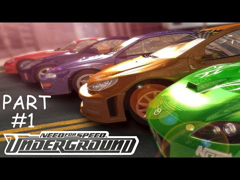 "Need for Speed Underground 1 Walkthrough Part 1 | Career Mode Gameplay (NFS Underground 2003)"
