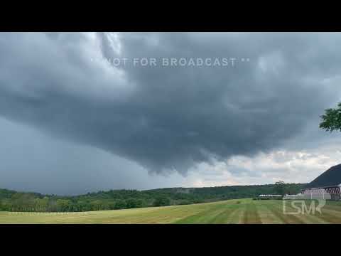 08-26-2022 Harwinton, CT - Developing Wall Cloud, Condensation Pulled from Trees