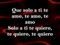 Jean Carlos Centeno -SOLO A TI TE AMO (LETRA ...