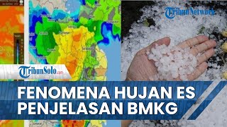 Fenomena Alam Hujan Es Mengguyur di Kawasan Surabaya, BMKG dalam Ilmu Meteorogi Disebut Hail