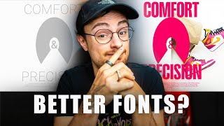 How to choose FONTS for any DESIGN!