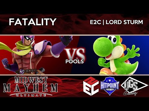 Midwest Mayhem Ultimate - Pools - Fatality (Captain Falcon) Vs. E2C | Lord Sturm (Yoshi)