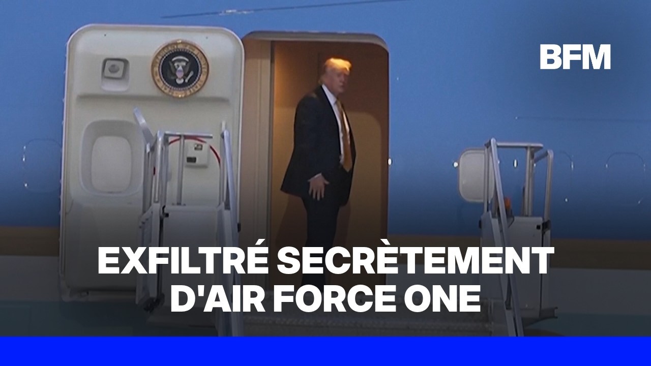 Menacé par l'Iran, Donald Trump a secrètement changé d'avion en juillet, selon la presse américaine