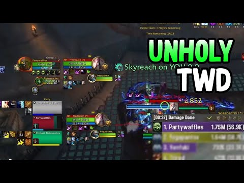 Unholy DK/WW Monk 3v3 (HUGE BURST) - 10.0.5 Dragonflight Unholy PvP