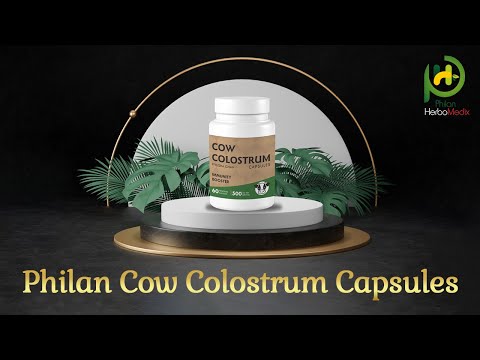 Cow colostrum capsule