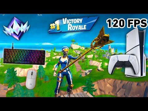 Fortnite Unreal Ranked Reload On PS5 Slim | Keyboard & Mouse Gameplay | 120 FPS | 4K