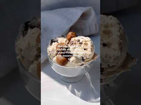 Gluten Free Cookie Dough Ice Cream #recipe #easyrecipe
