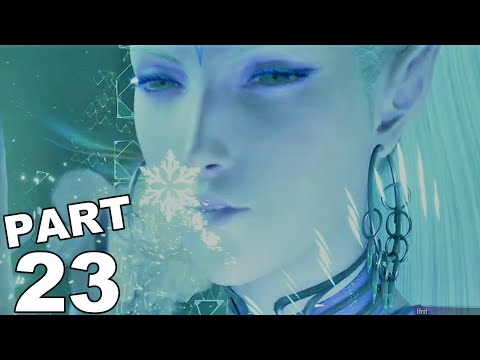 FINAL FANTASY 7 REMAKE Walkthrough Gameplay Part 23 - SHIVA VR BOSS FIGHT (FULL GAME)