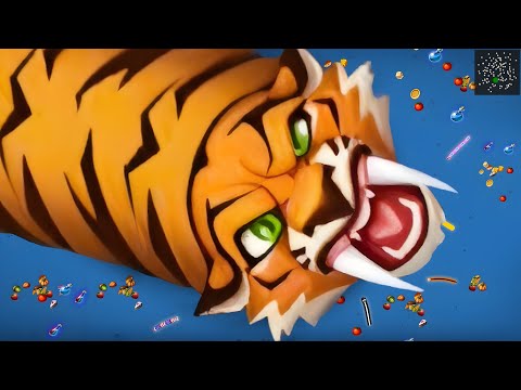 🐍WORMSZONE.IO | New Skin GIANT SLITHER SNAKE TOP 01 / Epic Worms Zone Best Gameplay! | Trần Hùng 83