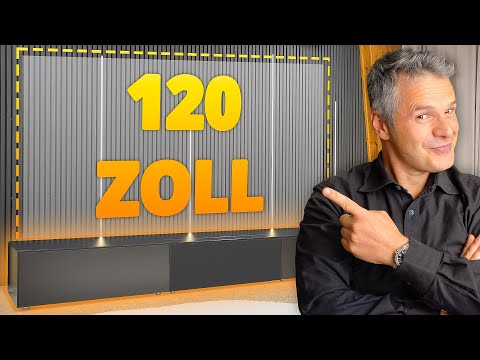 120 Zoll Heimkino im Lowboard versteckt - so geht's!