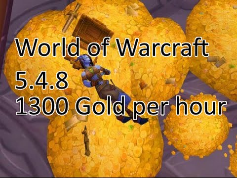 World of Warcraft 5.4.8 Money making guide 1300 gold/ hour no profession needed