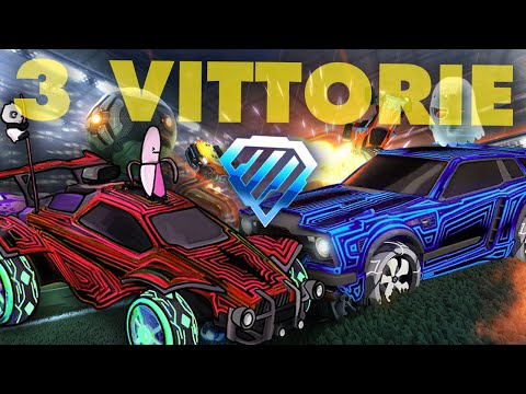 3 VITTORIE ASSURDE con STEF! - Rocket League