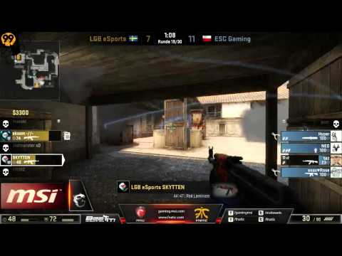 ESC Gaming vs. LGB eSports | Gruppe A, MSI Beat it! 2013 | de_mirage