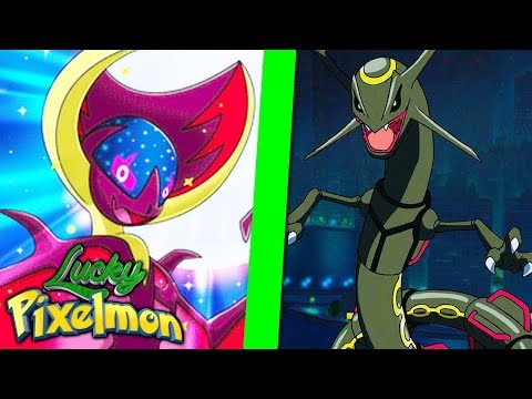 Minecraft LUCKY PIXELMON - LUNALA SHINY vs RAYQUAZA SHINY ! A VIRADA MAIS ÉPICA !!