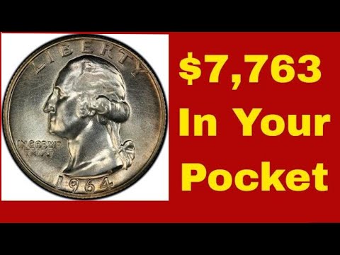 Valuable 1964 quarters worth money! 1964 quarters worth! Check your change!