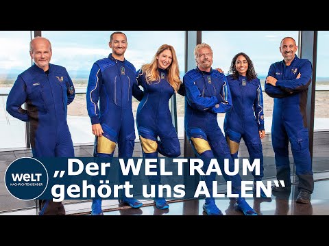 WELTRAUMTOURISMUS: Richard Branson macht sich startklar – Erste Milliardär fliegt ins All