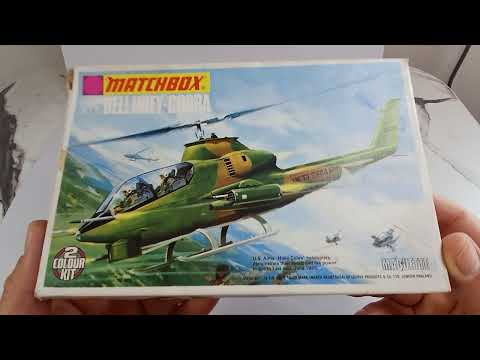 Bell Huey-Cobra, Matchbox 1/72, 1974 #matchbox #youtubevideo #scalemodel #kitreview #cobra