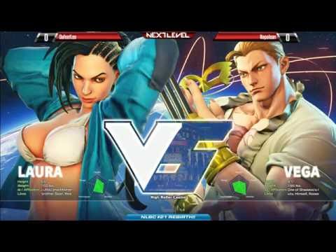 SFV @ NLBC v.21 - DaFeetLee (Laura) vs Napoleon(Vega)[720P60FPS]