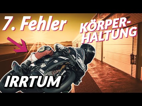 7. Fehler den die meisten Hobbyfahrer machen | Körperhaltung Irrtum | Motorrad Rennstrecke