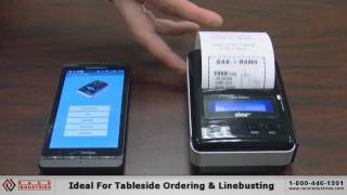 Printing Receipts From An Android Phone With Star Micronics SM-S200 Portable Printer