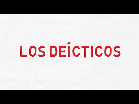 Los deícticos