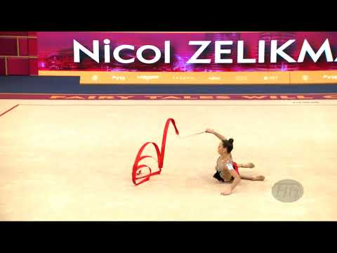ZELIKMAN Nicol (ISR) - 2019 Rhythmic Worlds, Baku (AZE) - Qualifications Ribbon