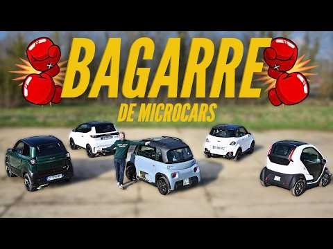 Thumbnail for Les ennemies de la Citroën AMI ! MAXI comparatif de 5 MINI voitures électriques sans permis by Ligier