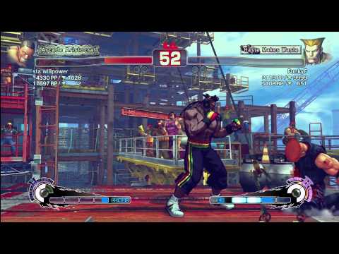 sta willpower (Dee Jay) vs FunkyF (Guile)_SSF4AE_THD